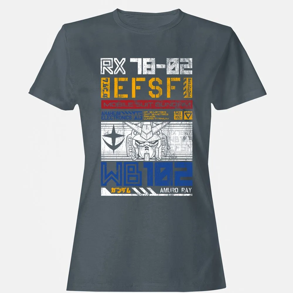 Women's T-Shirt - GNV27X6F - Charcoal - 3