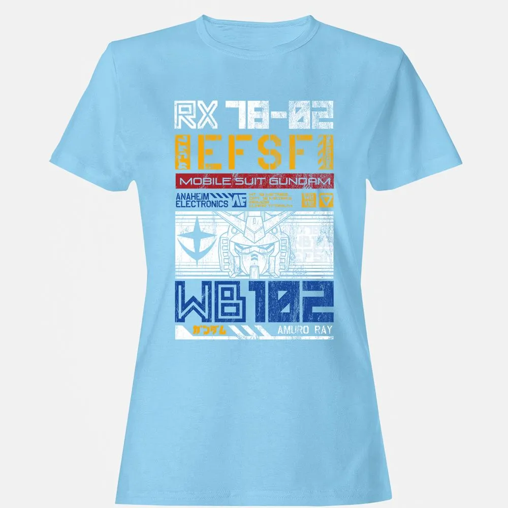 Women's T-Shirt - GNV27X6F - Light Blue - 8