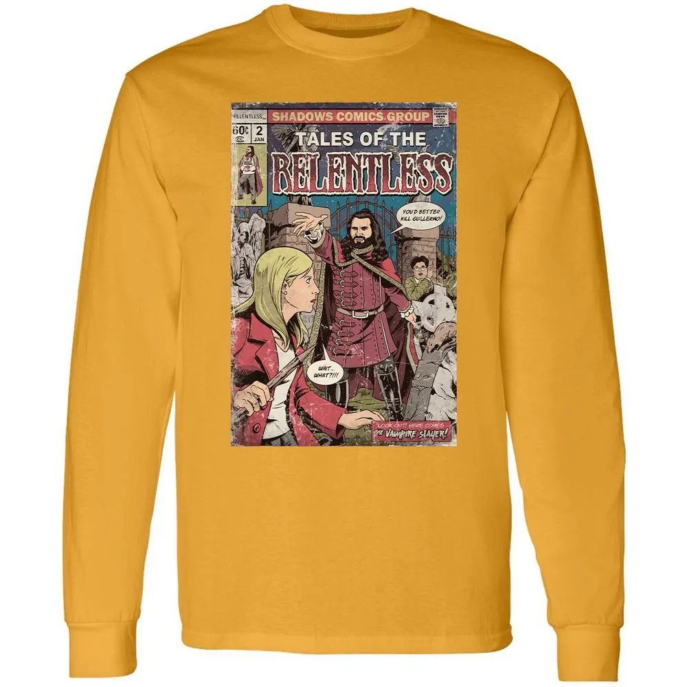 Long Sleeve T-Shirt - ALLQZLDL - Gold - 9