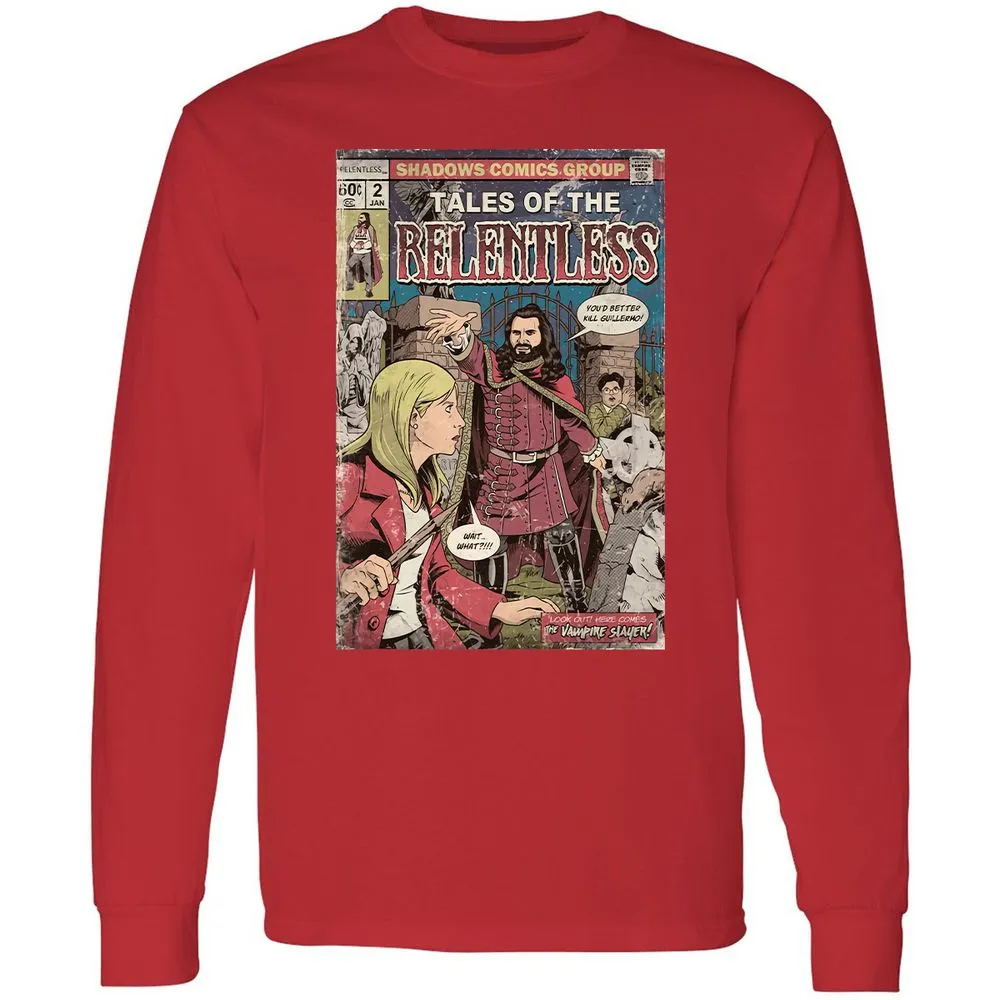 Long Sleeve T-Shirt - ALLQZLDL - Red - 14