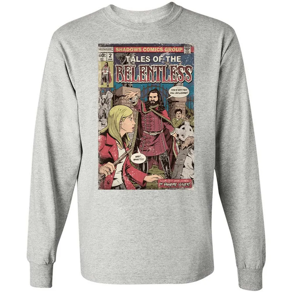 Long Sleeve T-Shirt - ALLQZLDL - Ash - 7