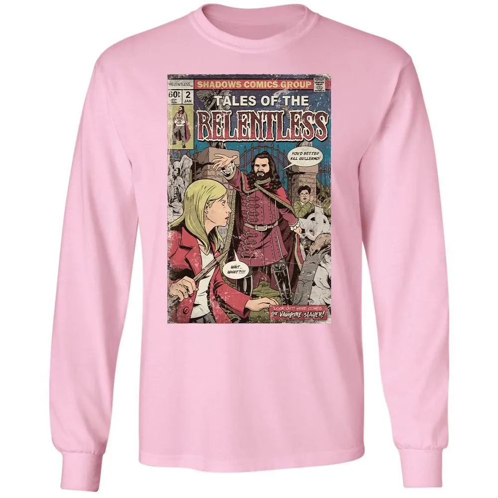 Long Sleeve T-Shirt - ALLQZLDL - Light Pink - 3