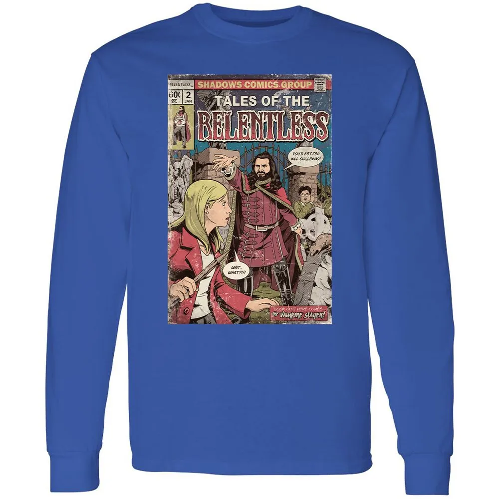 Long Sleeve T-Shirt - ALLQZLDL - Royal - 8