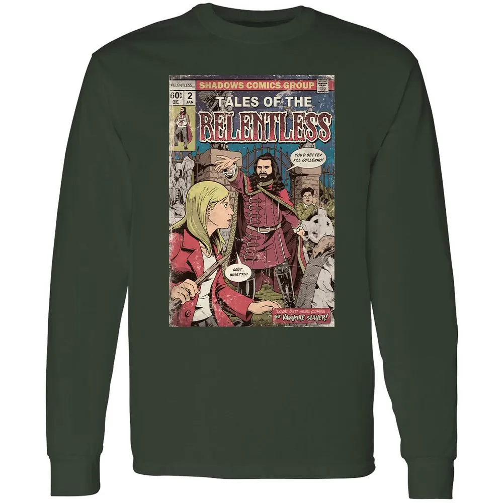 Long Sleeve T-Shirt - ALLQZLDL - Forest Green - 4