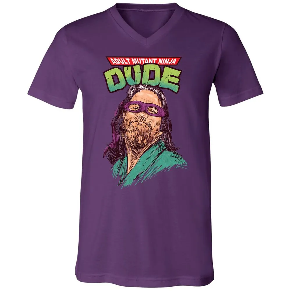 Unisex V-Neck T-Shirt - 48NJGR5U - Team Purple - 9