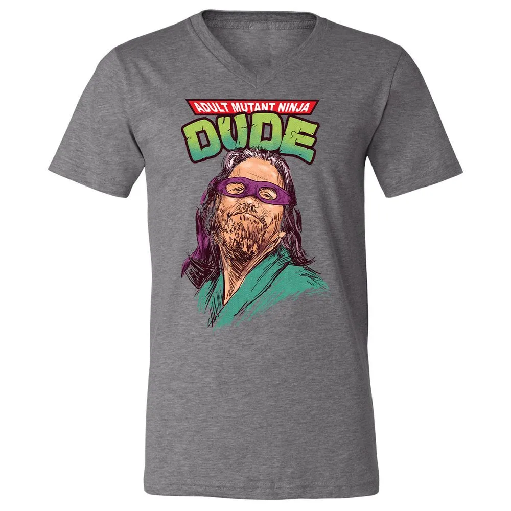 Unisex V-Neck T-Shirt - 48NJGR5U - Deep Heather - 13