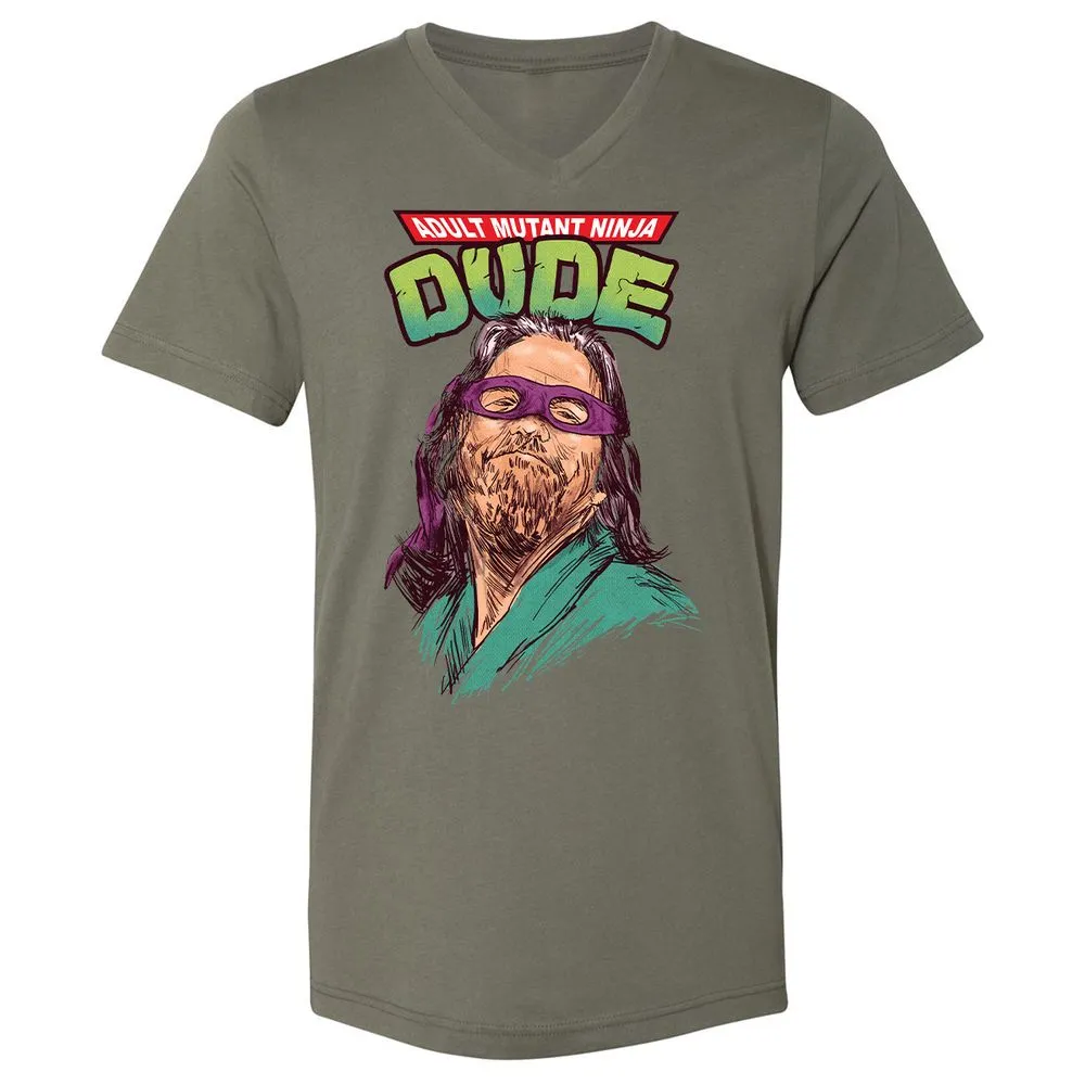 Unisex V-Neck T-Shirt - 48NJGR5U - Military Green - 10