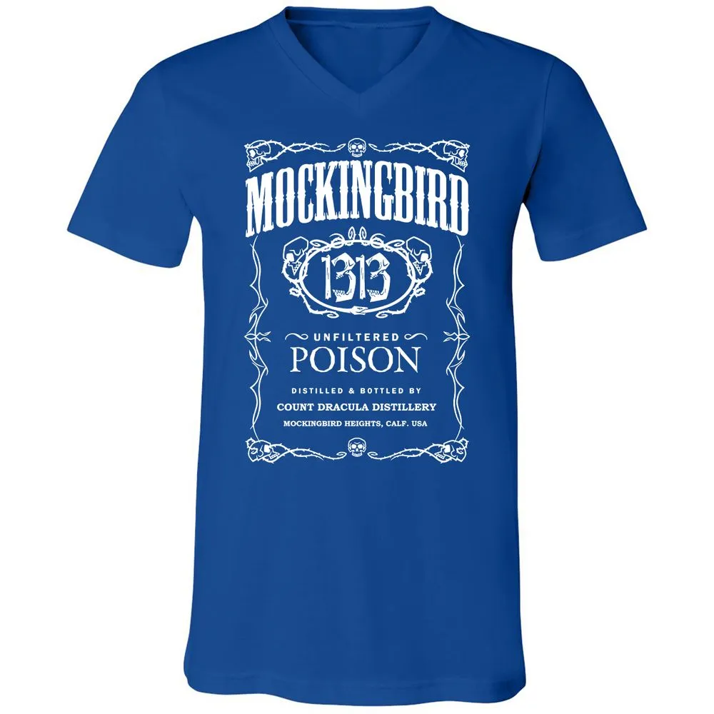 Unisex V-Neck T-Shirt - CVE8YJA6 - True Royal - 4