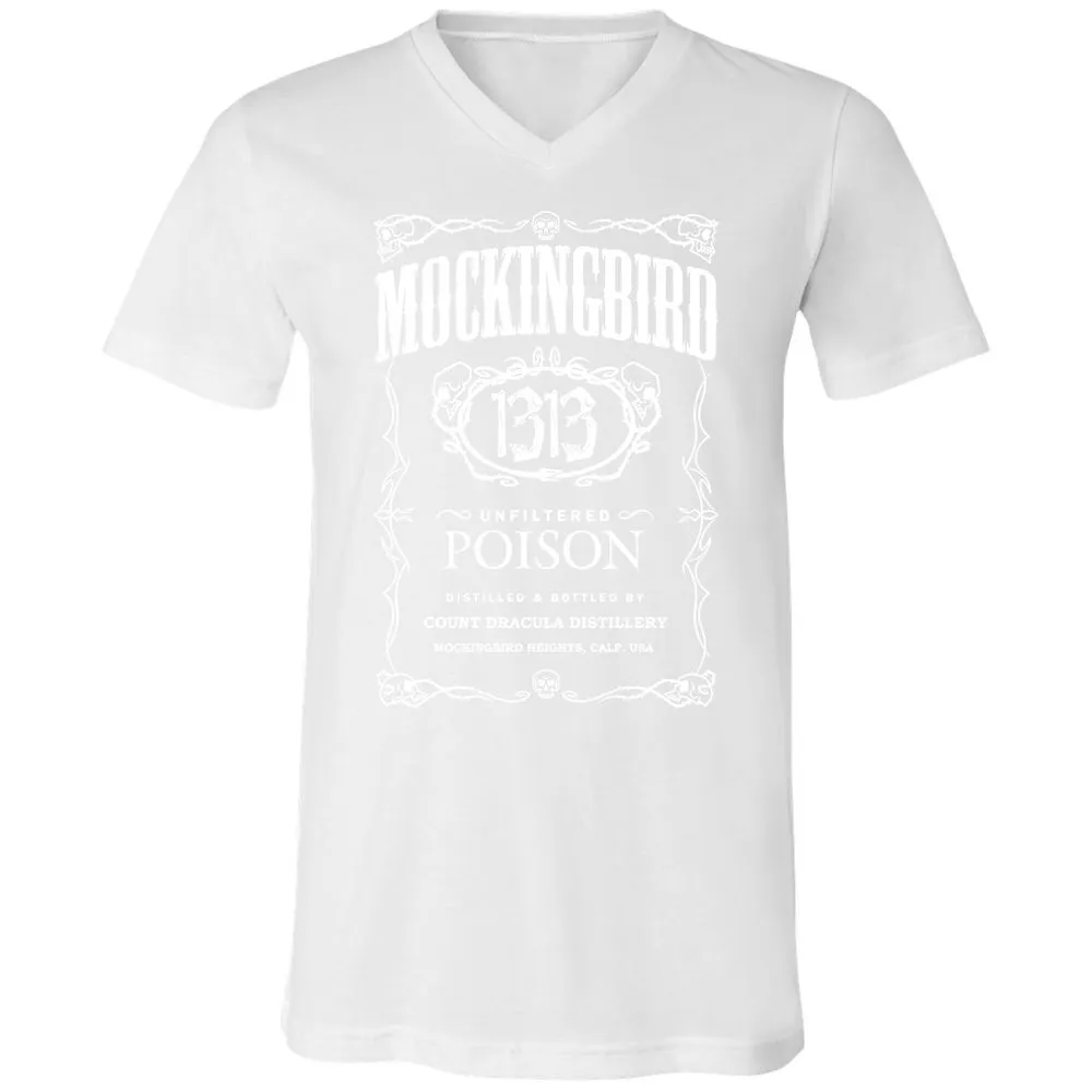 Unisex V-Neck T-Shirt - CVE8YJA6 - White - 5