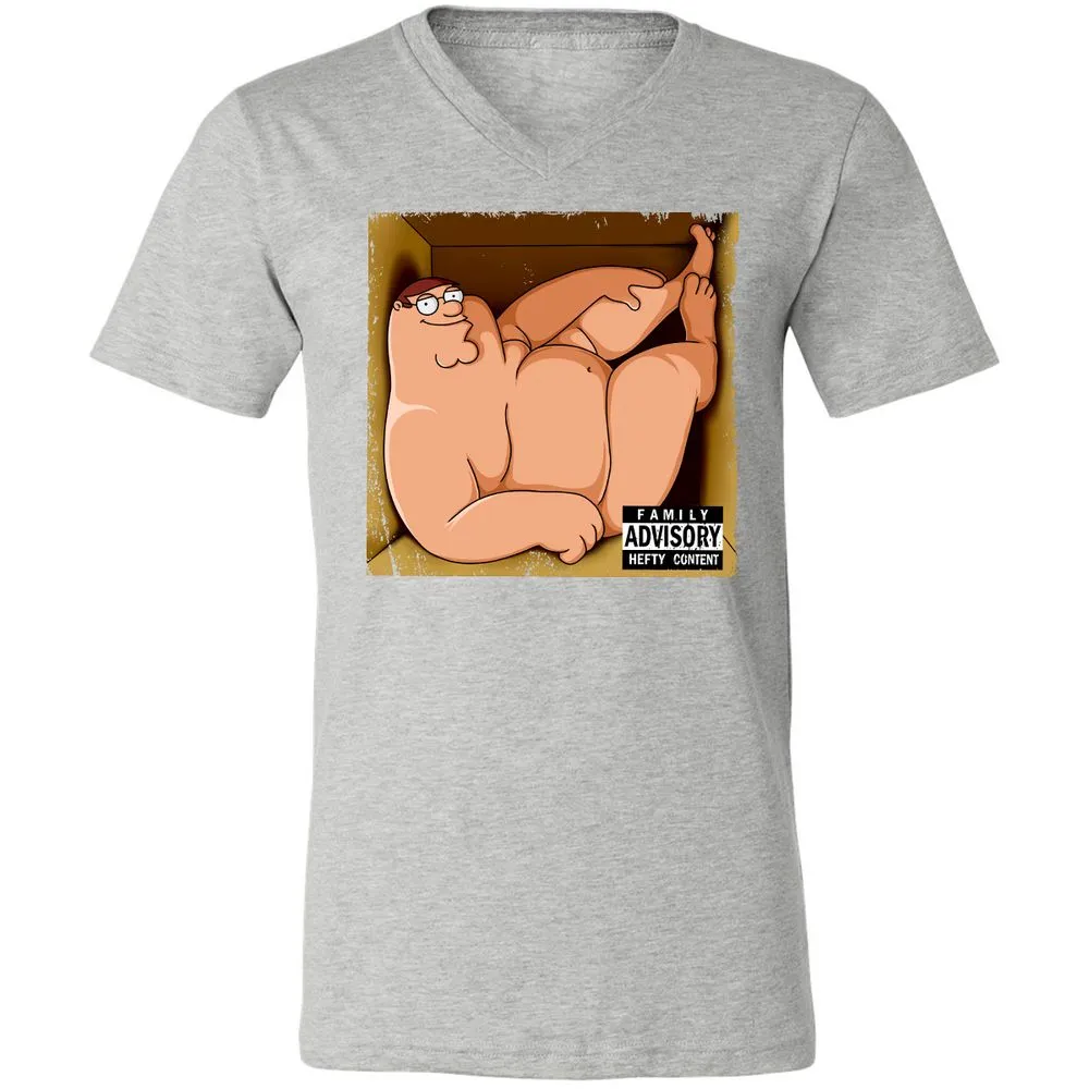 Unisex V-Neck T-Shirt - L8F5ZMVY - Athletic Heather - 7