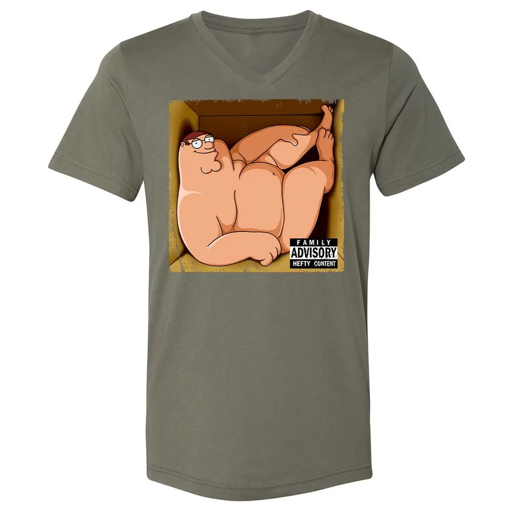 Unisex V-Neck T-Shirt - L8F5ZMVY - Military Green - 10