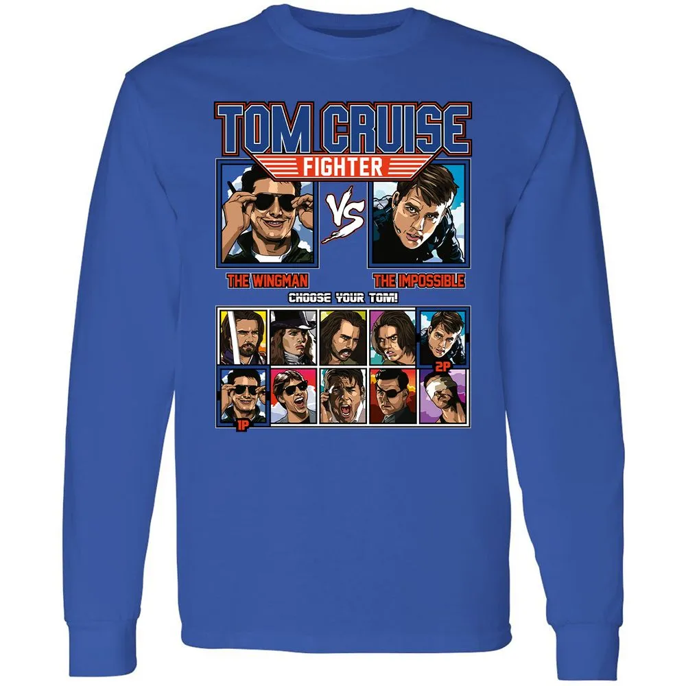 Long Sleeve T-Shirt - 3H9ZZ6NJ - Royal - 8