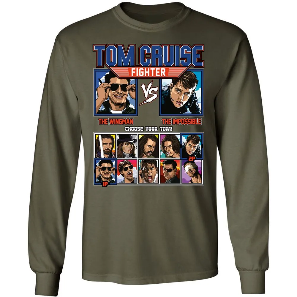 Long Sleeve T-Shirt - 3H9ZZ6NJ - Military Green - 16