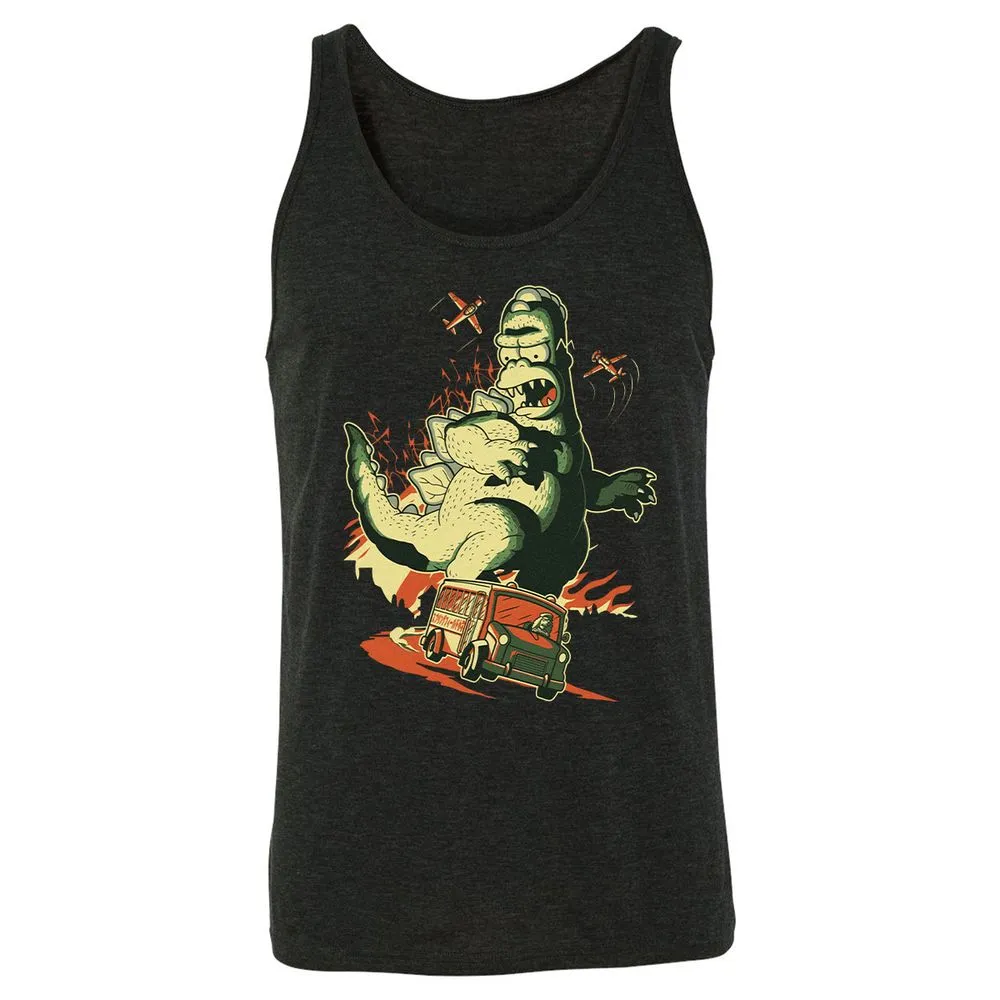 Unisex Jersey Tank - FNATZUX2 - Charcoal Black Triblend - 5