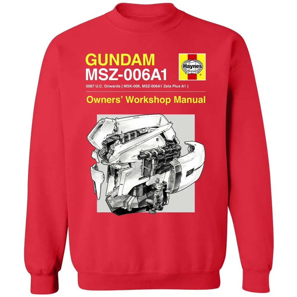 Classic Unisex Sweatshirt - TZWX7M6X - Red - 5