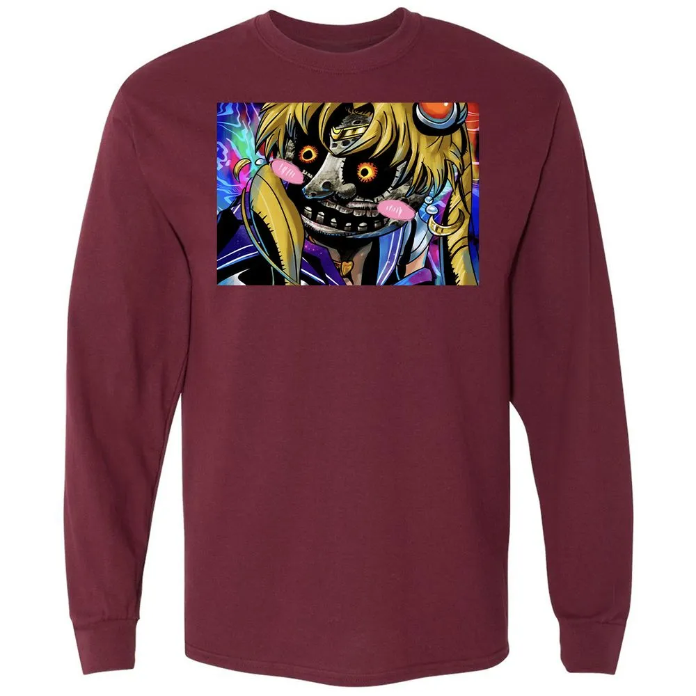 Long Sleeve T-Shirt - VBRMWHJM - Maroon - 11