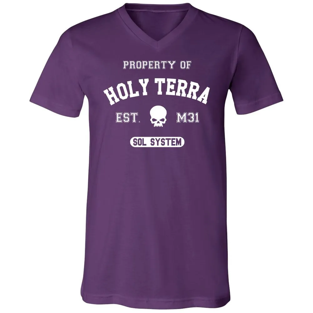 Unisex V-Neck T-Shirt - 9V971W3H - Team Purple - 9