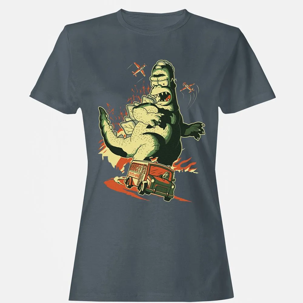 Women's T-Shirt - EBPE3GB1 - Charcoal - 3