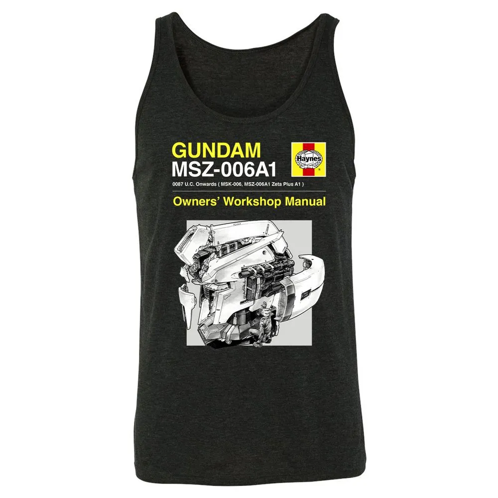 Unisex Jersey Tank - 69L5UXWE - Charcoal Black Triblend - 5