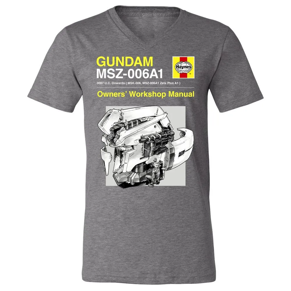 Unisex V-Neck T-Shirt - CWY6RA6X - Deep Heather - 13