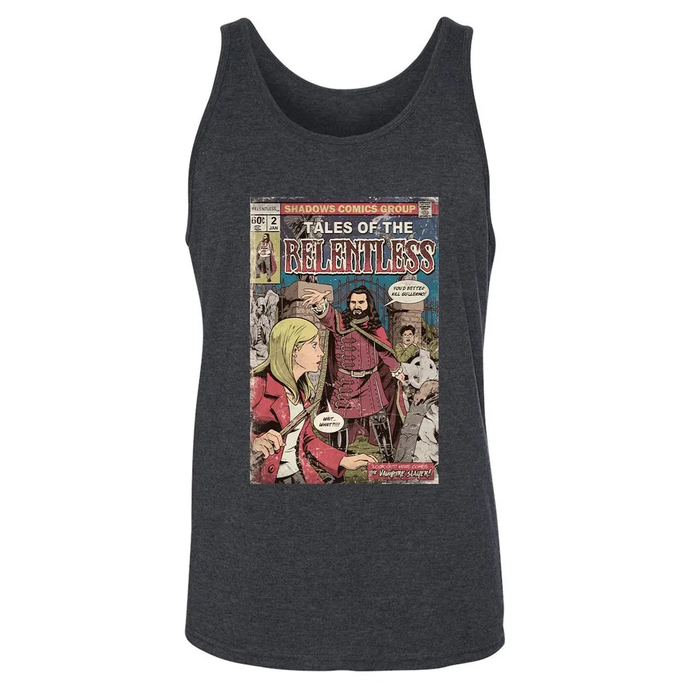 Unisex Jersey Tank - A6E2MA7H - Dark Grey Heather - 6