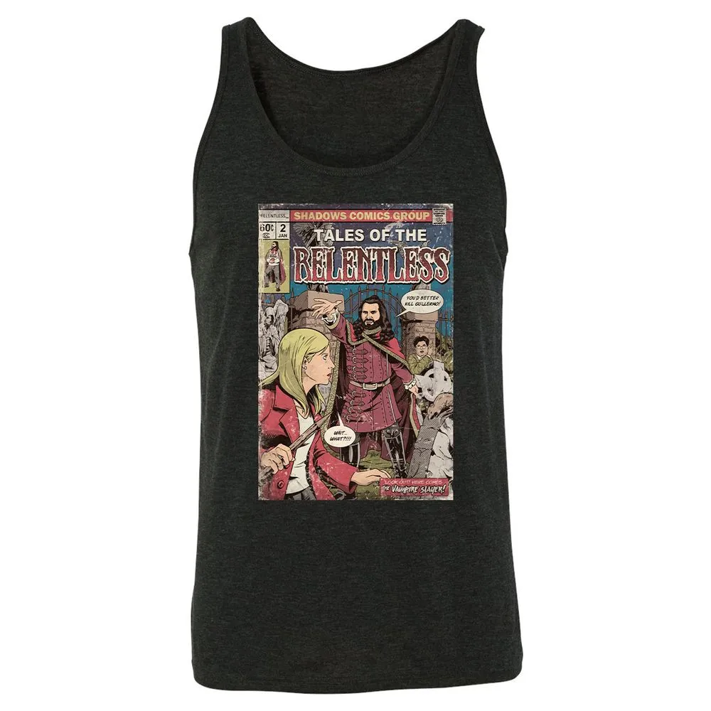 Unisex Jersey Tank - A6E2MA7H - Charcoal Black Triblend - 5