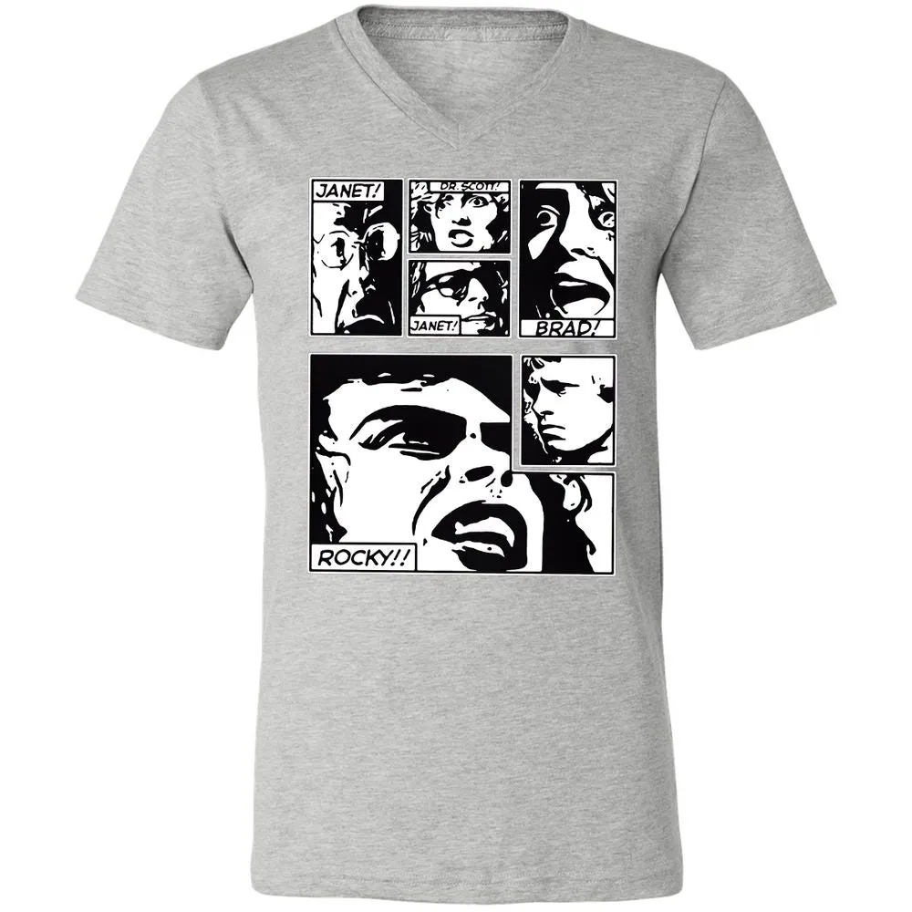 Unisex V-Neck T-Shirt - MD1X9P14 - Athletic Heather - 7