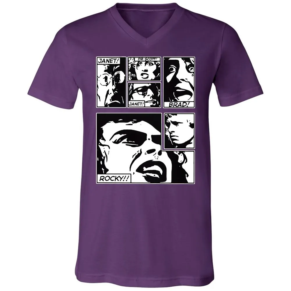Unisex V-Neck T-Shirt - MD1X9P14 - Team Purple - 9