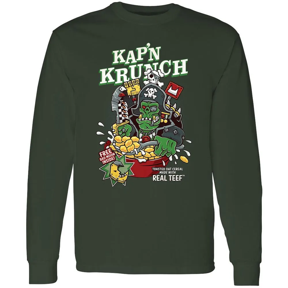 Long Sleeve T-Shirt - 844NGELY - Forest Green - 4