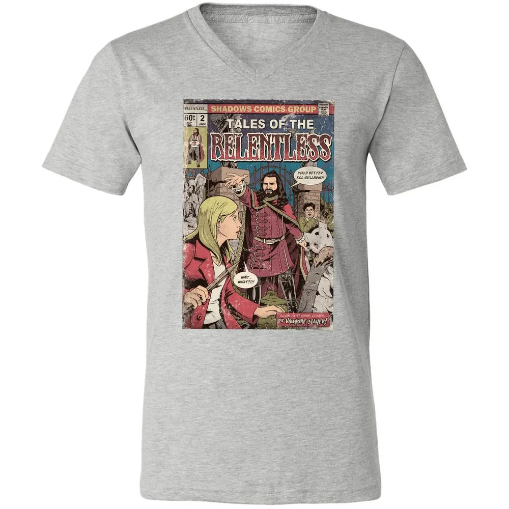 Unisex V-Neck T-Shirt - T86CUAYS - Athletic Heather - 7