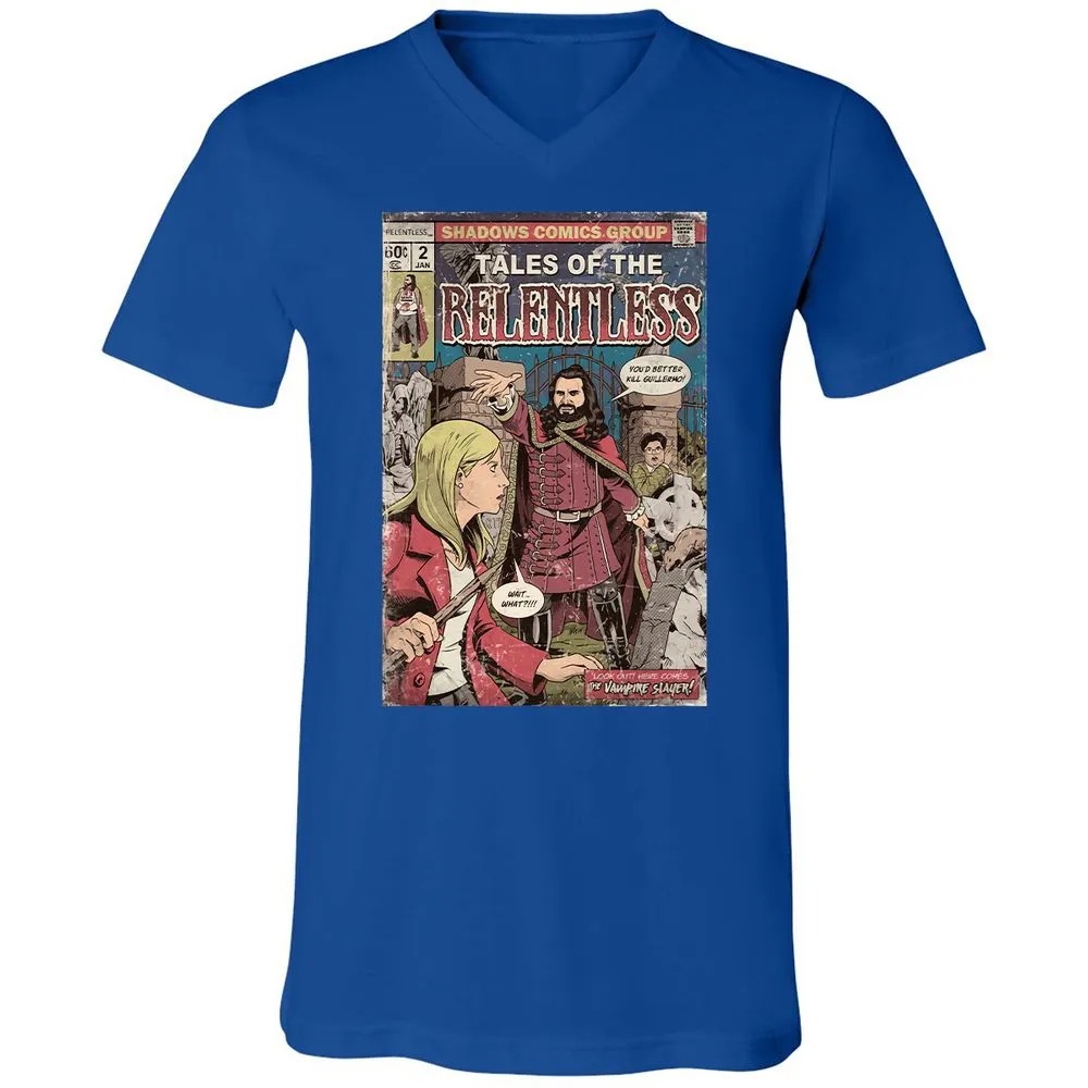 Unisex V-Neck T-Shirt - T86CUAYS - True Royal - 4