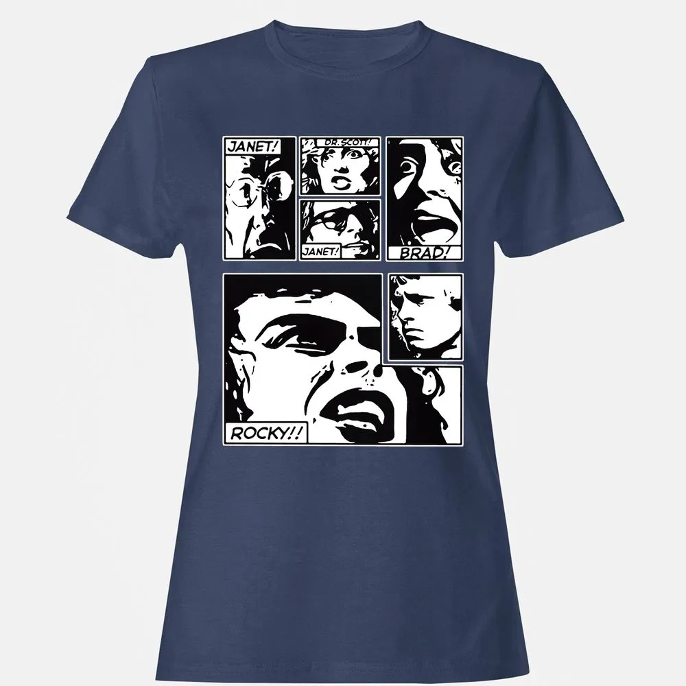 Women's T-Shirt - 5QGZ3CJH - Navy - 10
