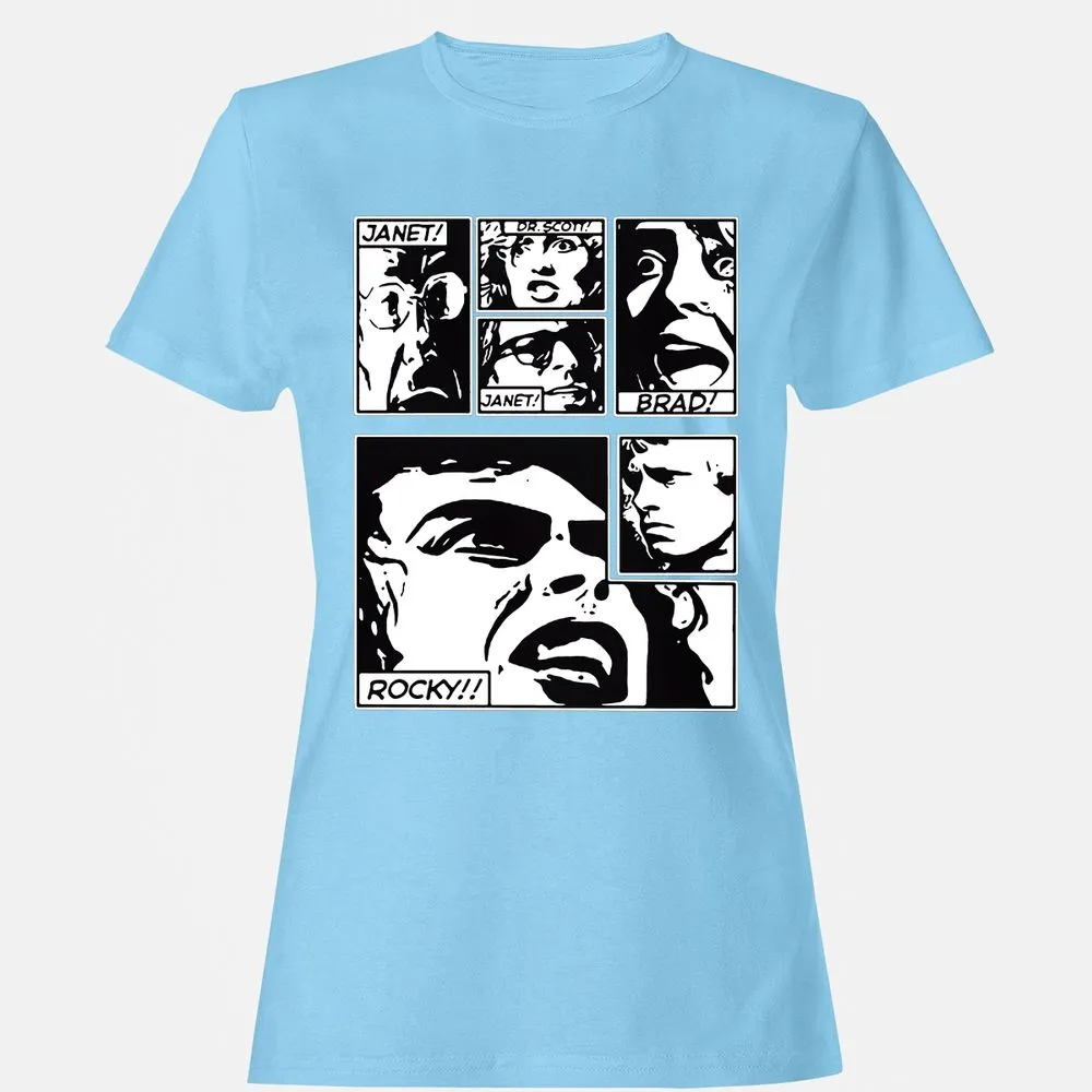 Women's T-Shirt - 5QGZ3CJH - Light Blue - 8