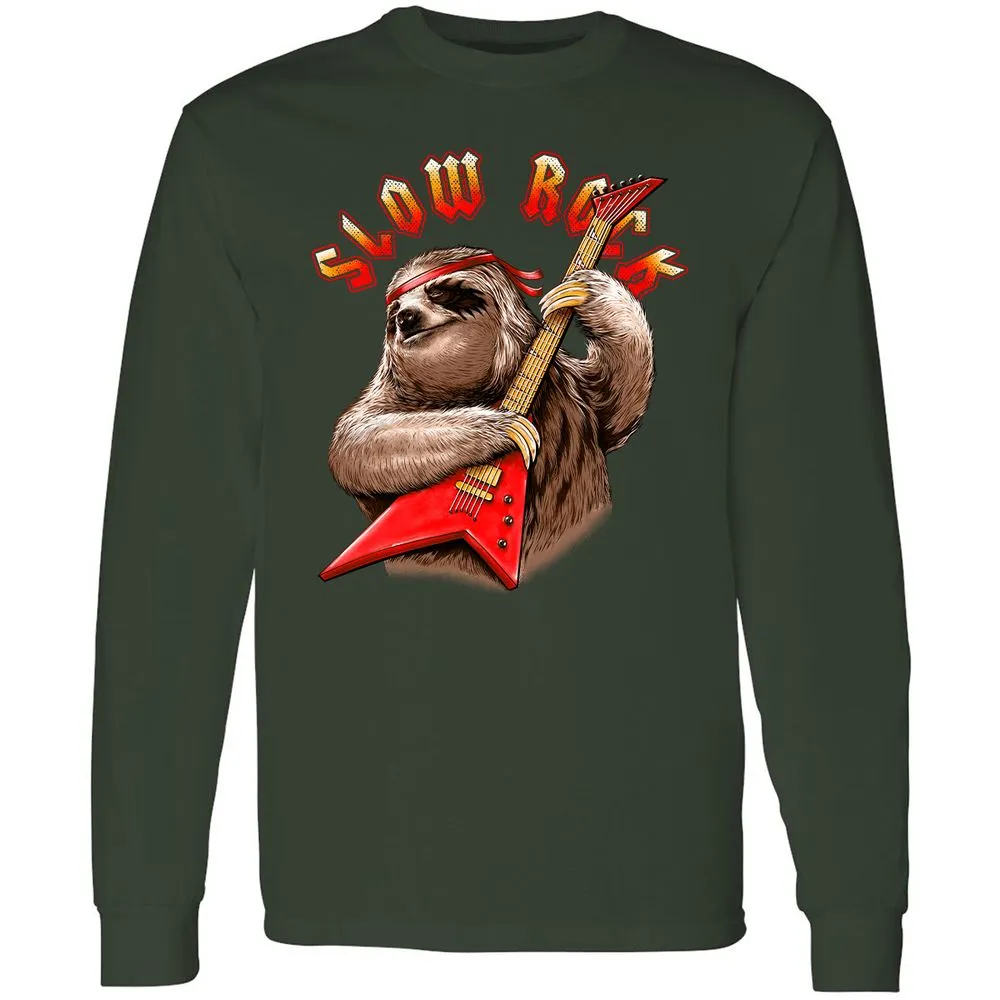 Long Sleeve T-Shirt - AHXZYK5X - Forest Green - 4
