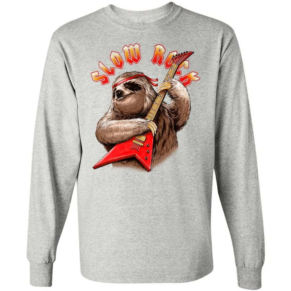 Long Sleeve T-Shirt - AHXZYK5X - Ash - 7