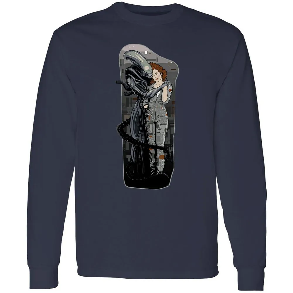 Long Sleeve T-Shirt - BSTDP7CD - Navy - 2