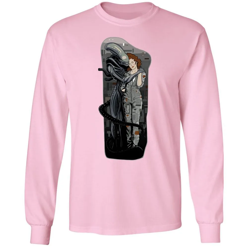 Long Sleeve T-Shirt - BSTDP7CD - Light Pink - 3