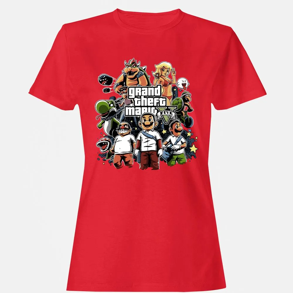 Women's T-Shirt - 456CRG4P - Red - 13