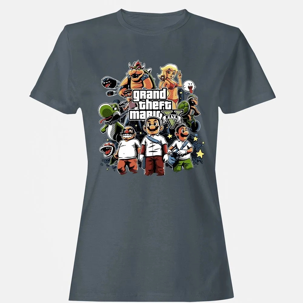 Women's T-Shirt - 456CRG4P - Charcoal - 3