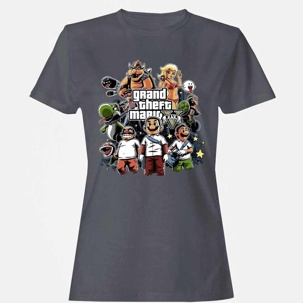 Women's T-Shirt - 456CRG4P - Dark Heather - 5