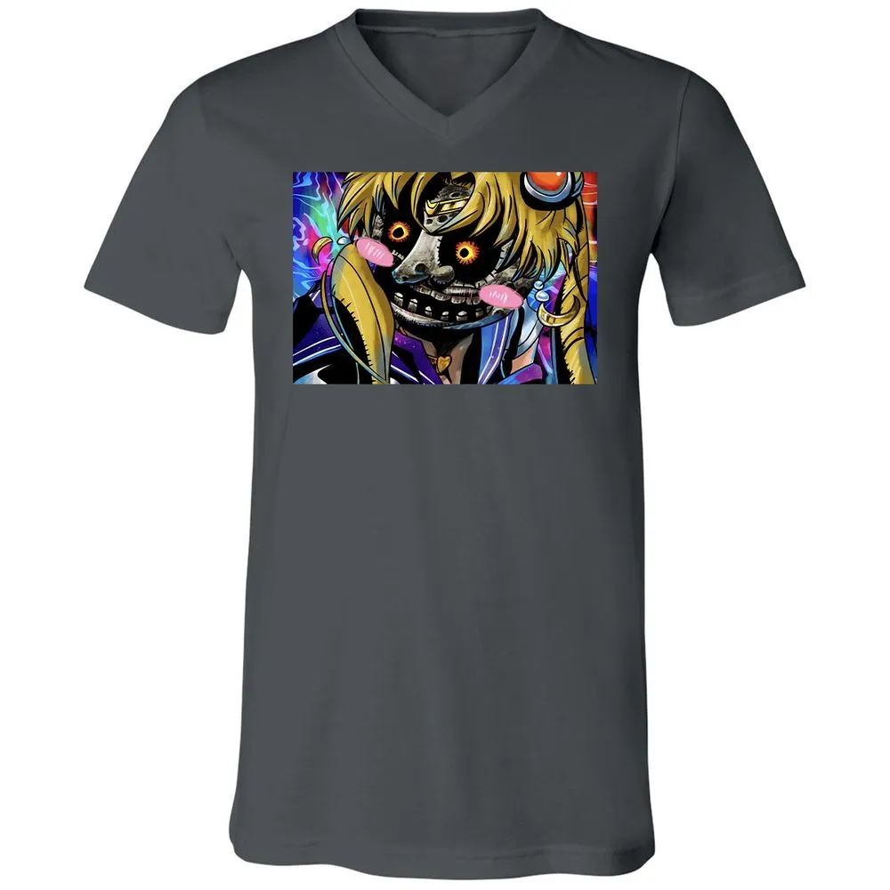 Unisex V-Neck T-Shirt - AP63H629 - Asphalt - 12