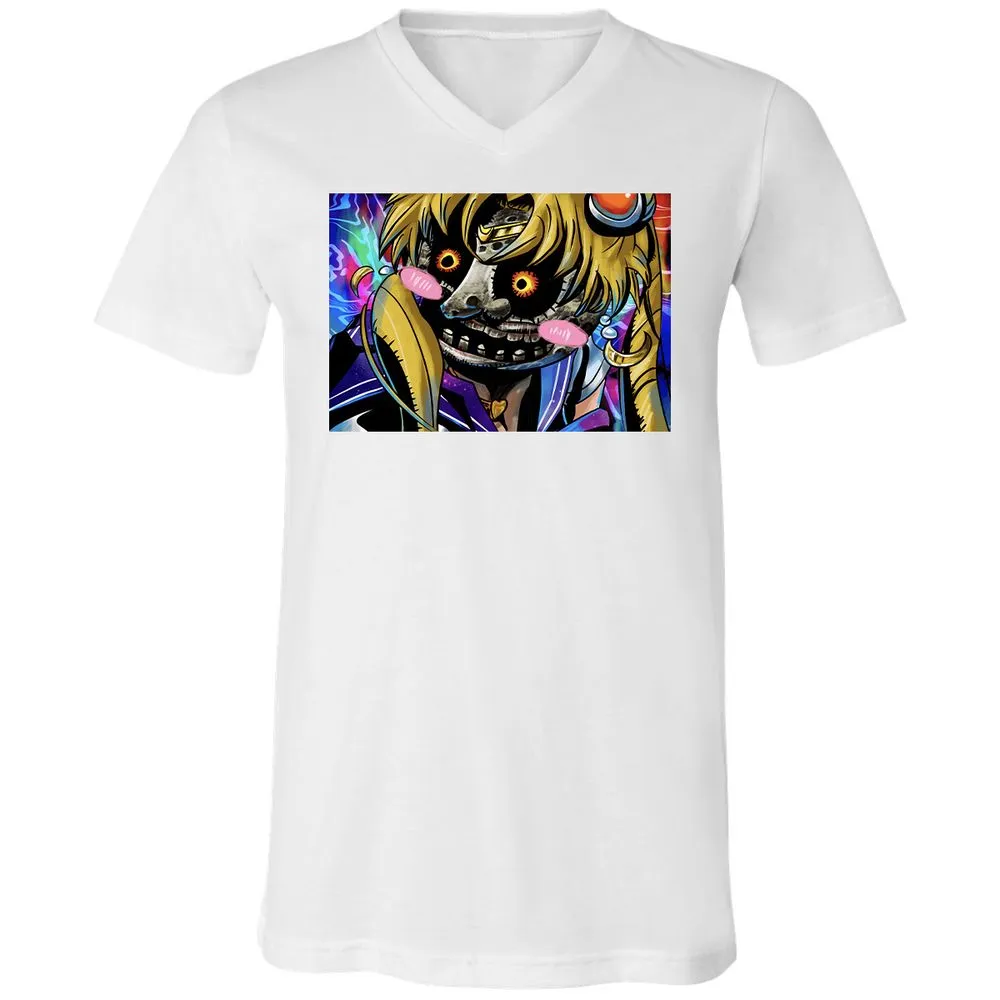 Unisex V-Neck T-Shirt - AP63H629 - White - 5
