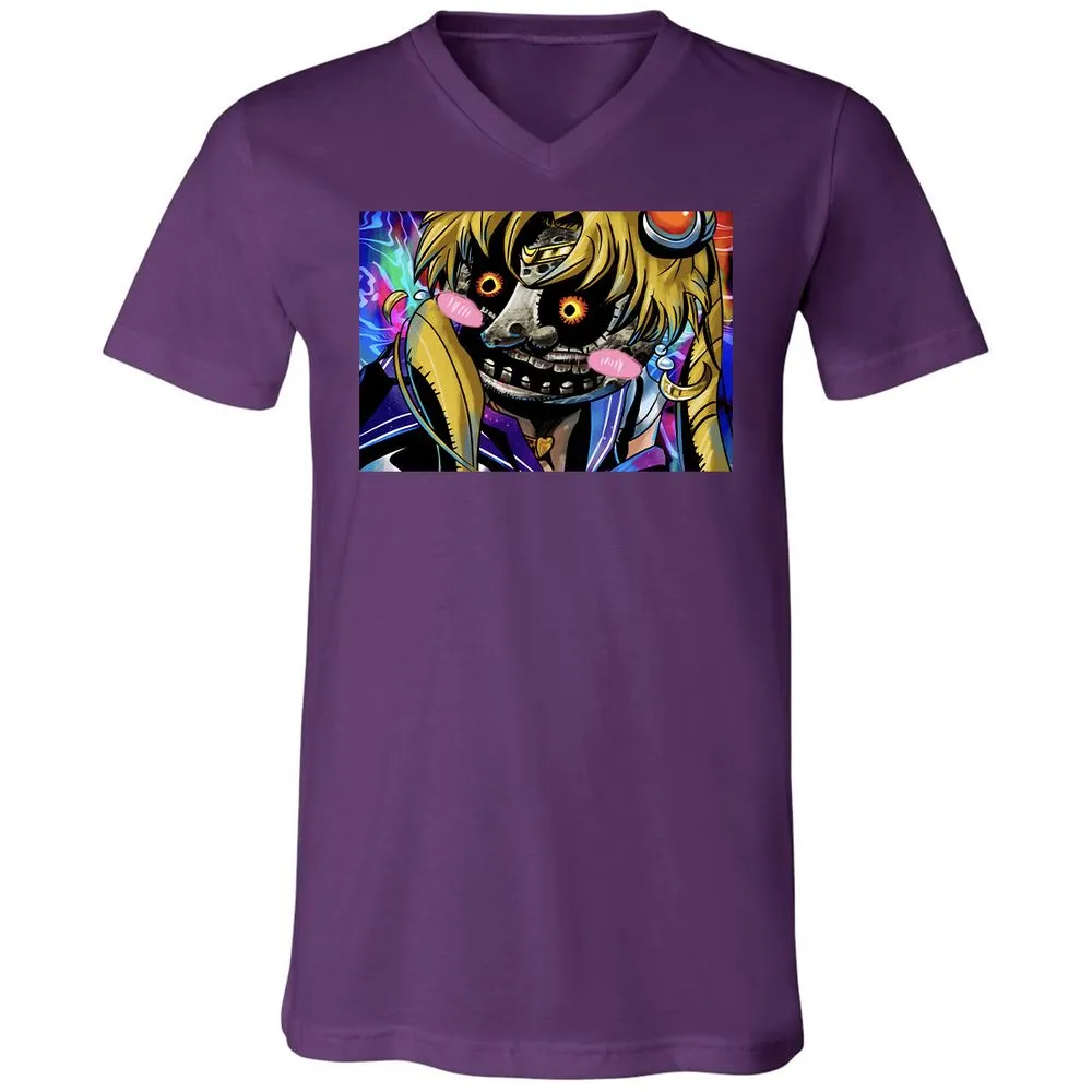 Unisex V-Neck T-Shirt - AP63H629 - Team Purple - 9