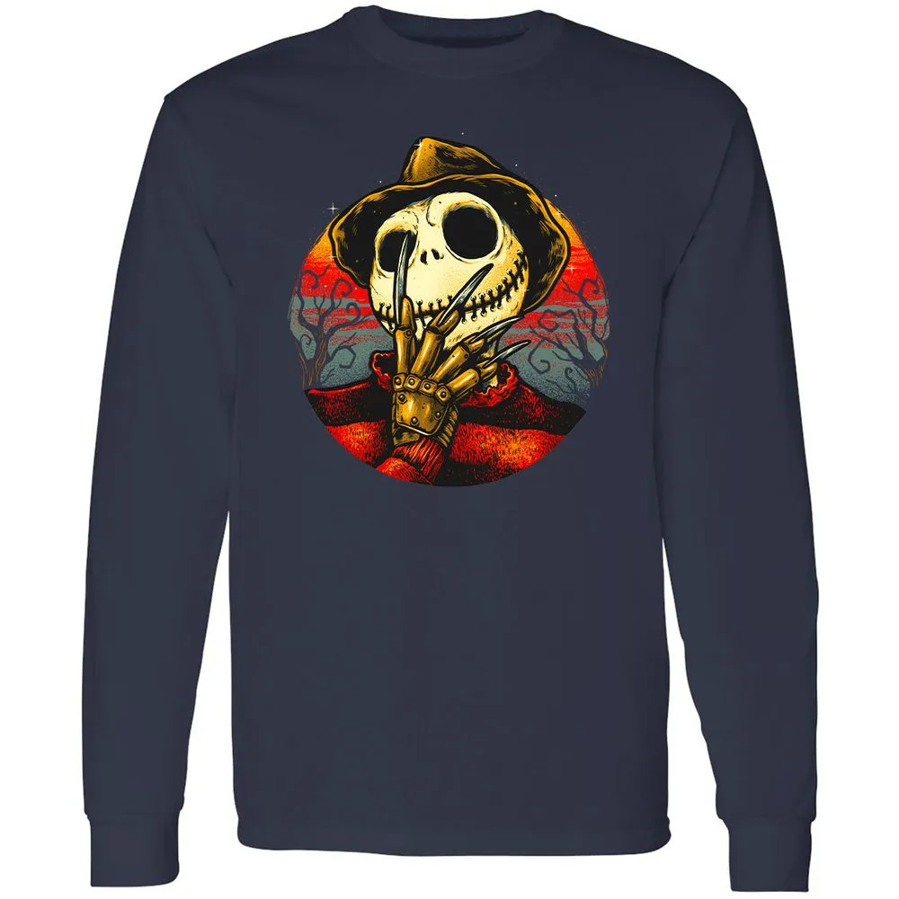 Long Sleeve T-Shirt - 9VWWBQRQ - Navy - 2
