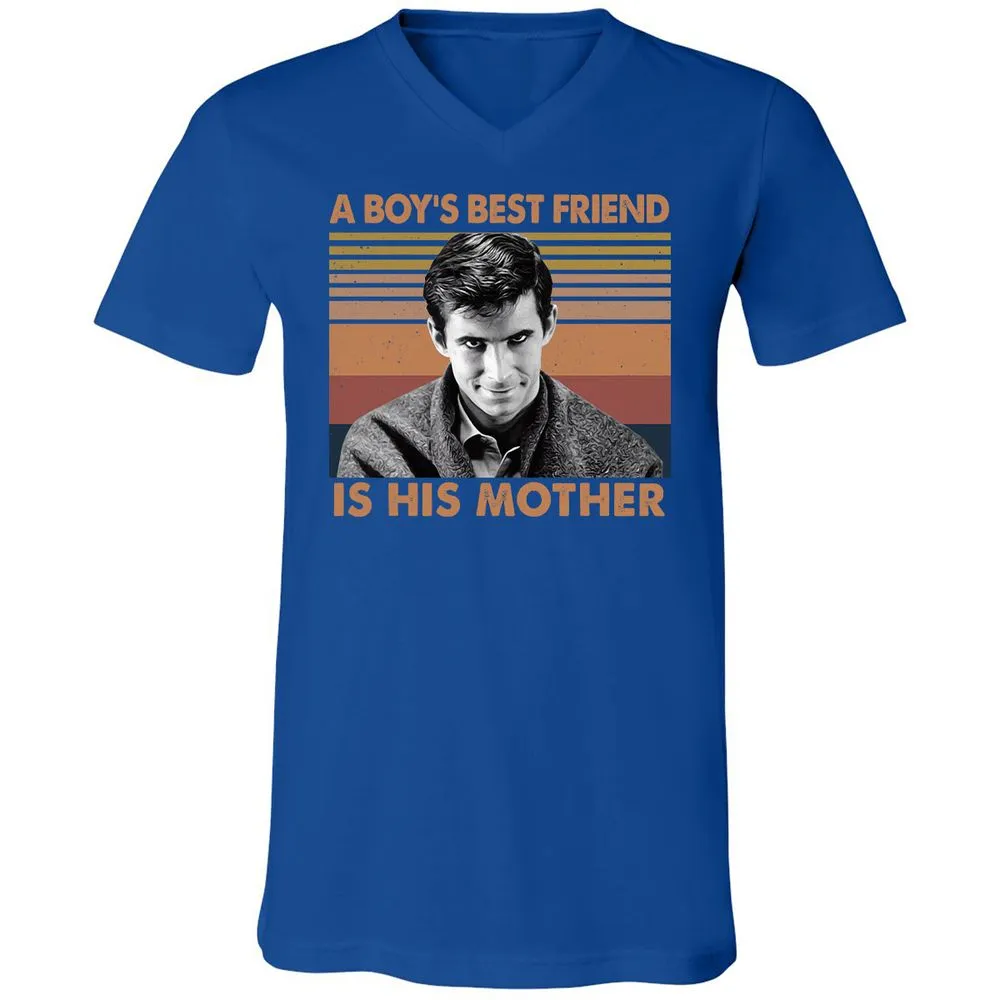 Unisex V-Neck T-Shirt - YYVBJWYT - True Royal - 4