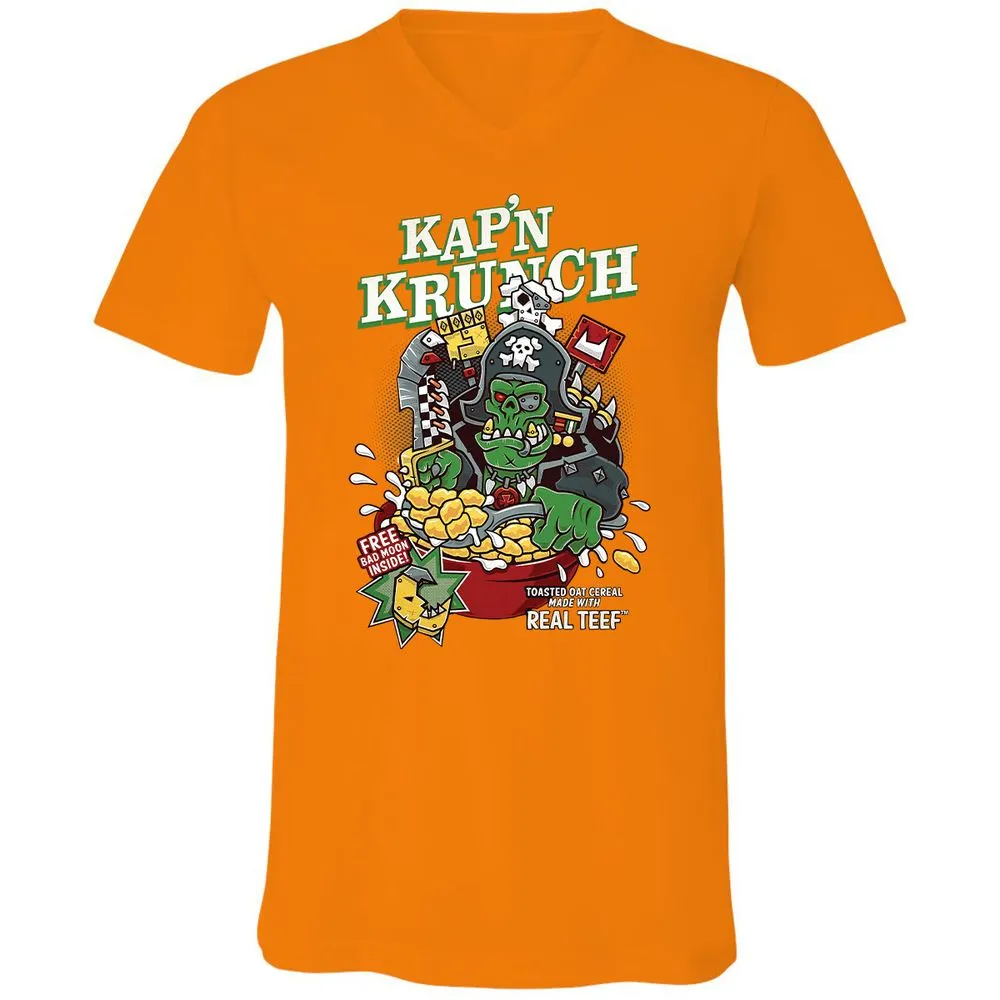 Unisex V-Neck T-Shirt - JVGDL8S1 - Orange - 11