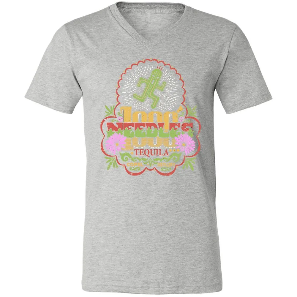 Unisex V-Neck T-Shirt - P3GC83UP - Athletic Heather - 7