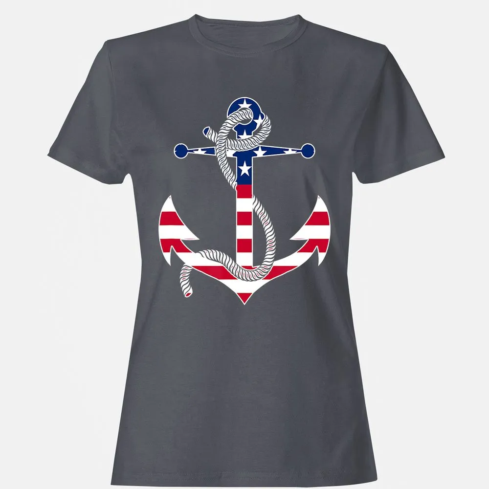 Women's T-Shirt - RRE6YGUL - Dark Heather - 5