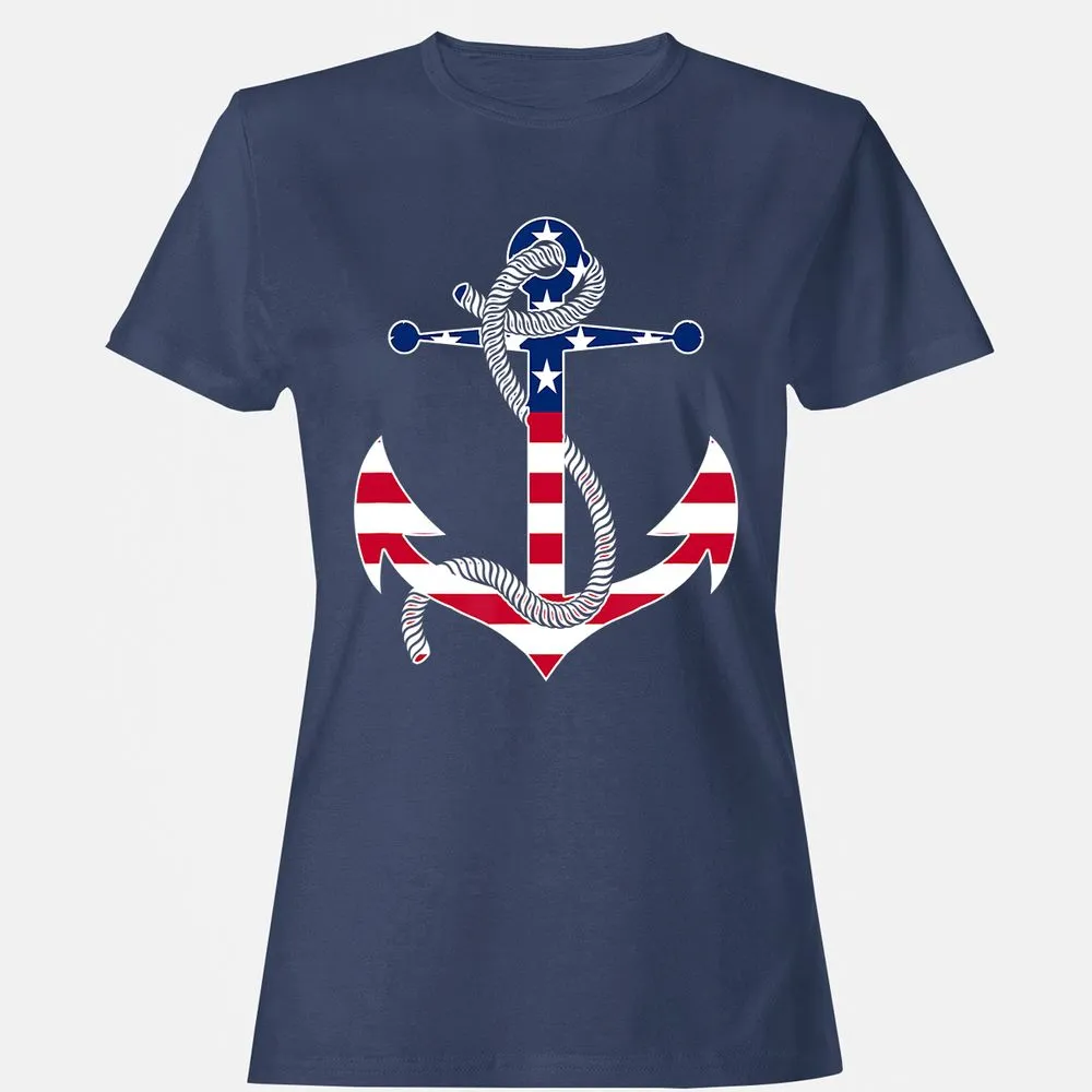 Women's T-Shirt - RRE6YGUL - Navy - 10