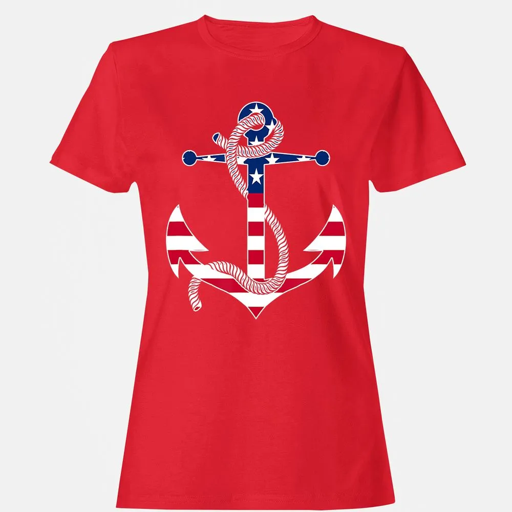 Women's T-Shirt - RRE6YGUL - Red - 13